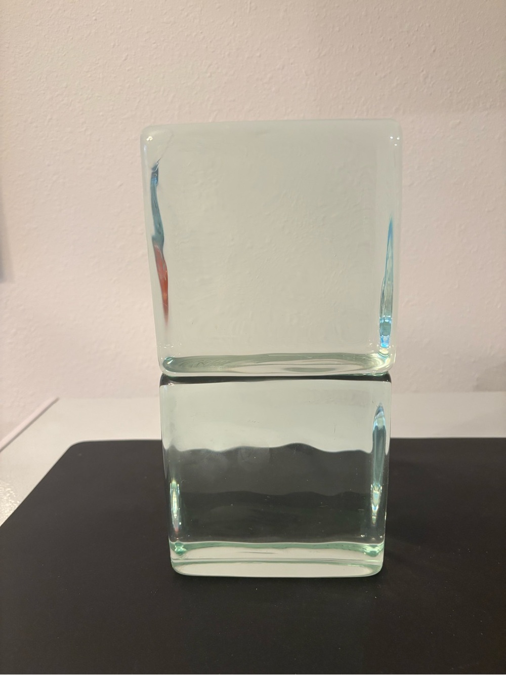 Clear Glass Decorative Block - Transparent - Picture 6 of 7